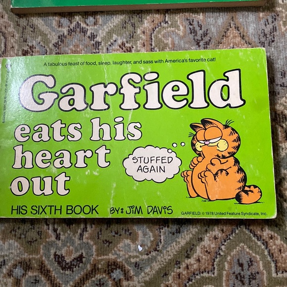 Vintage 1970s, one Garfield fat cat three pack +2 other books - Picture 4 of 7